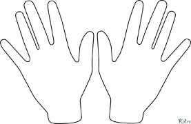 rukavice Omalovánky K Vytištění